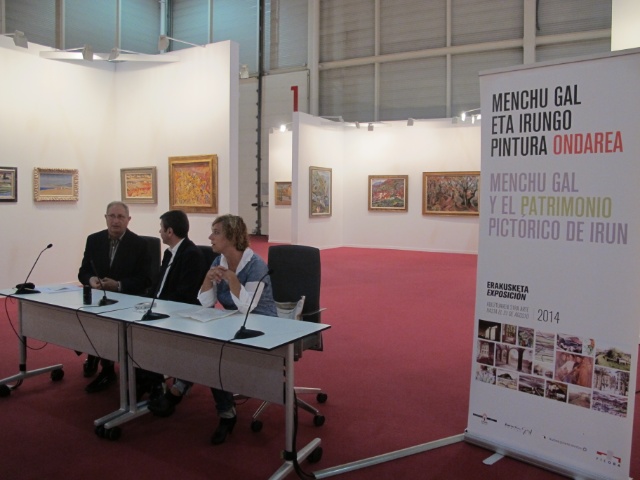 Cerca de 1.700 personas visitaron la exposición «Menchu Gal y el patrimonio pictórico de irún»