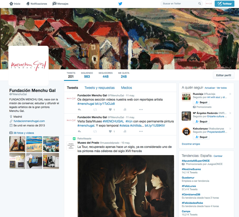 Síguenos en Twitter